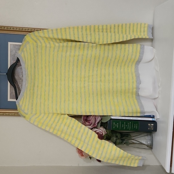 Cotton/Silk Blend Long Sleeve Top Preppy Collegiate Career Teacher Contemporary - Picture 12 of 12